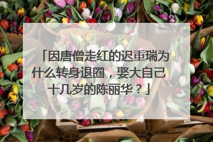 因唐僧走红的迟重瑞为什么转身退圈，娶大自己十几岁的陈丽华？