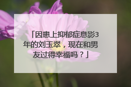 因患上抑郁症息影3年的刘玉翠，现在和男友过得幸福吗？
