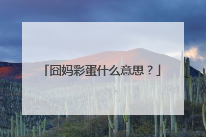 囧妈彩蛋什么意思?