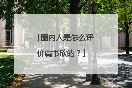 圈内人是怎么评价虞书欣的?