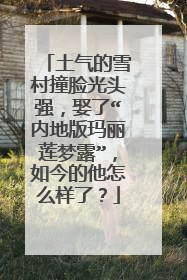 土气的雪村撞脸光头强，娶了“内地版玛丽莲梦露”，如今的他怎么样了？
