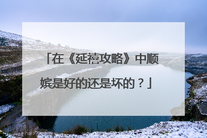 在《延禧攻略》中顺嫔是好的还是坏的?