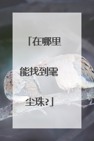 在哪里能找到雮尘珠?