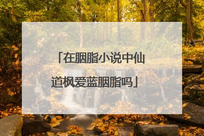 在胭脂小说中仙道枫爱蓝胭脂吗