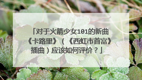 对于火箭少女101的新曲《卡路里》(《西虹市首富》插曲)应该如何评价?