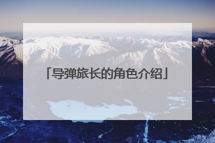 导弹旅长的角色介绍
