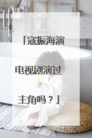 寇振海演电视剧演过主角吗？