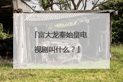 富大龙秦始皇电视剧叫什么？