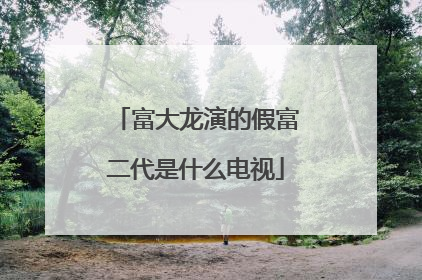 富大龙演的假富二代是什么电视