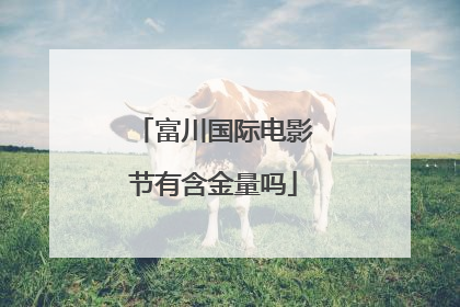 富川国际电影节有含金量吗