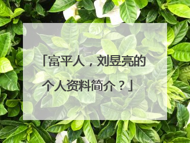 富平人,刘昱亮的个人资料简介?