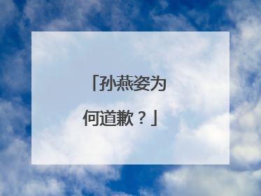 孙燕姿为何道歉?