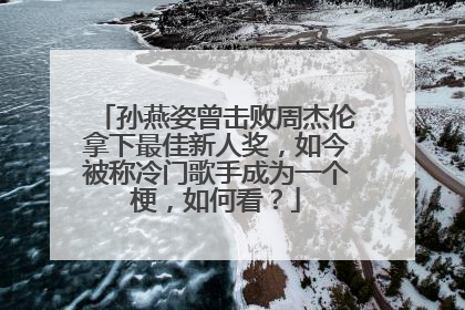 孙燕姿曾击败周杰伦拿下最佳新人奖，如今被称冷门歌手成为一个梗，如何看？