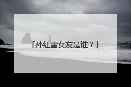 孙红雷女友是谁？