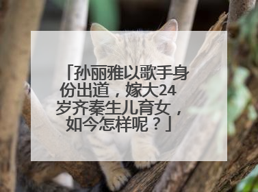 孙丽雅以歌手身份出道,嫁大24岁齐秦生儿育女,如今怎样呢?