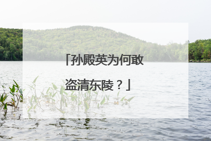 孙殿英为何敢盗清东陵？