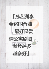 孙艺洲李金铭的合照,最好是爱情公寓剧照 图片越多越多好