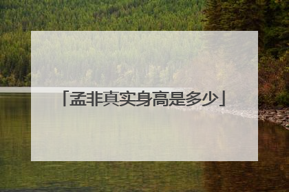 孟非真实身高是多少