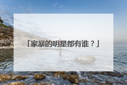 家暴的明星都有谁？