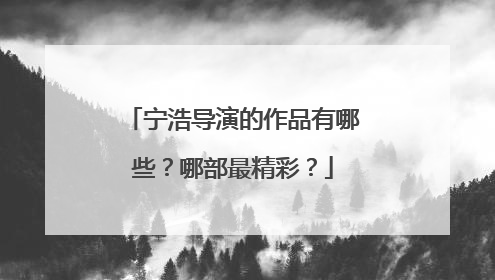 宁浩导演的作品有哪些？哪部最精彩？
