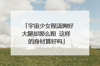 宇宙少女程潇胸好大腿却那么粗 这样的身材算好吗