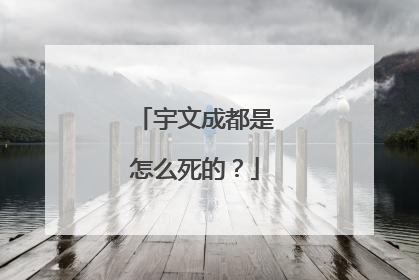 宇文成都是怎么死的？