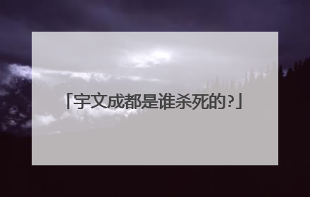 宇文成都是谁杀死的?