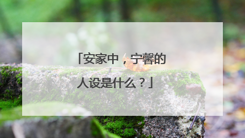安家中，宁馨的人设是什么？
