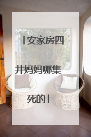 安家房四井妈妈哪集死的