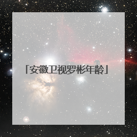 安徽卫视罗彬年龄