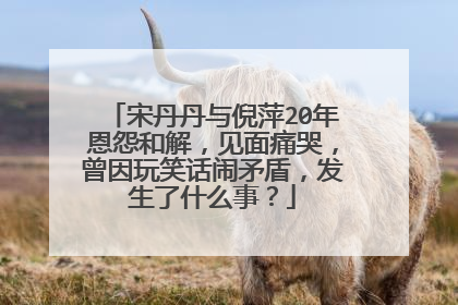 宋丹丹与倪萍20年恩怨和解，见面痛哭，曾因玩笑话闹矛盾，发生了什么事？