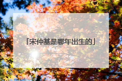 宋仲基是哪年出生的