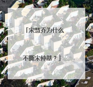 宋慧乔为什么不撕宋仲基？