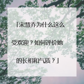 宋慧乔为什么这么受欢迎？如何评价她的长相和气质？