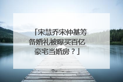 宋慧乔宋仲基筹备婚礼被曝买百亿豪宅当婚房?