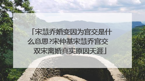 宋慧乔婚变因为宫交是什么意思?宋仲基宋慧乔宫交 双宋离婚真实原因天涯