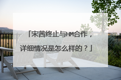 宋茜终止与HM合作，详细情况是怎么样的？