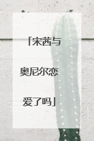 宋茜与奥尼尔恋爱了吗