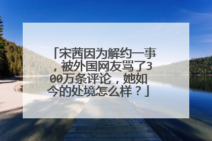 宋茜因为解约一事，被外国网友骂了300万条评论，她如今的处境怎么样？