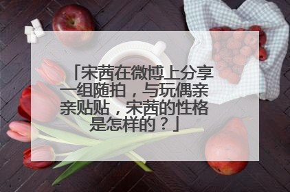 宋茜在微博上分享一组随拍,与玩偶亲亲贴贴,宋茜的性格是怎样的?