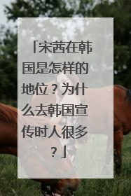 宋茜在韩国是怎样的地位？为什么去韩国宣传时人很多？