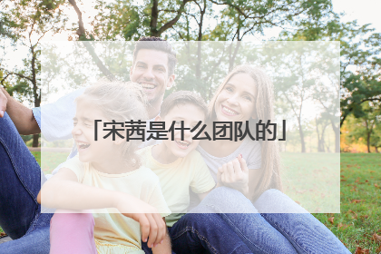 宋茜是什么团队的