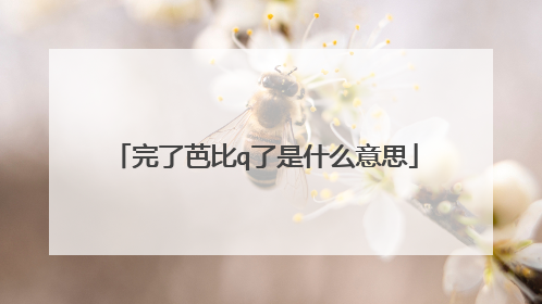 完了芭比q了是什么意思
