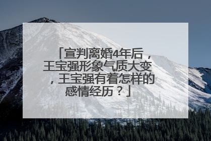 宣判离婚4年后，王宝强形象气质大变，王宝强有着怎样的感情经历？