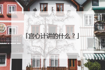 宫心计讲的什么?