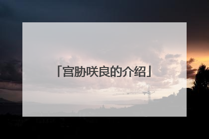 宫胁咲良的介绍