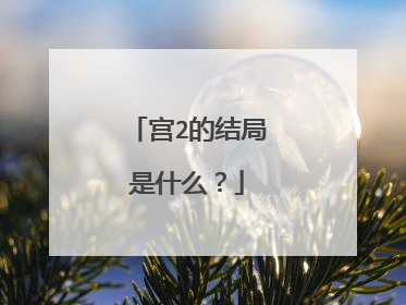 宫2的结局是什么？