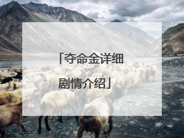 夺命金详细剧情介绍