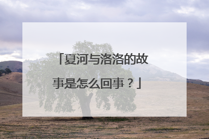 夏河与洛洛的故事是怎么回事？