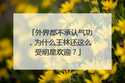 外界都不承认气功,为什么王林还这么受明星欢迎?